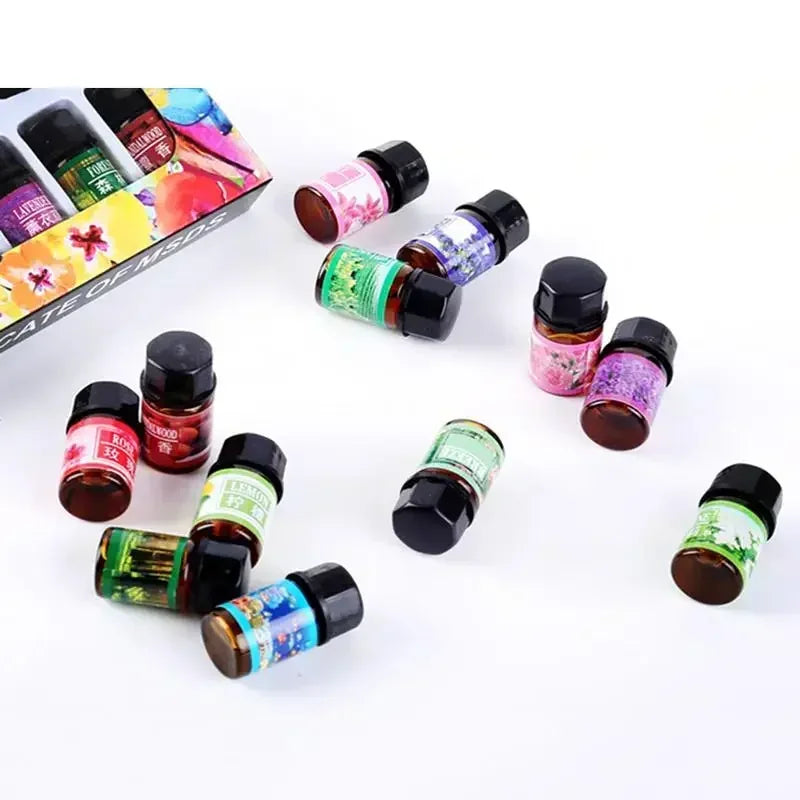 AromaSet™ – Huiles essentielles naturelles (12 parfums relaxants)