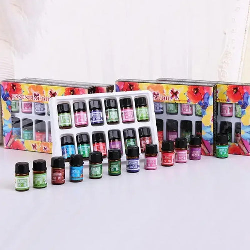 AromaSet™ – Huiles essentielles naturelles (12 parfums relaxants)
