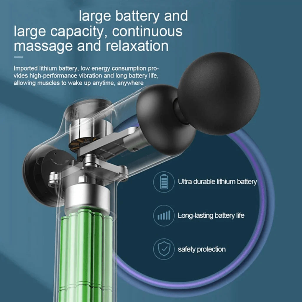 ZenPulse - Pistolet de massage portable (Soulagement en 30 secondes)